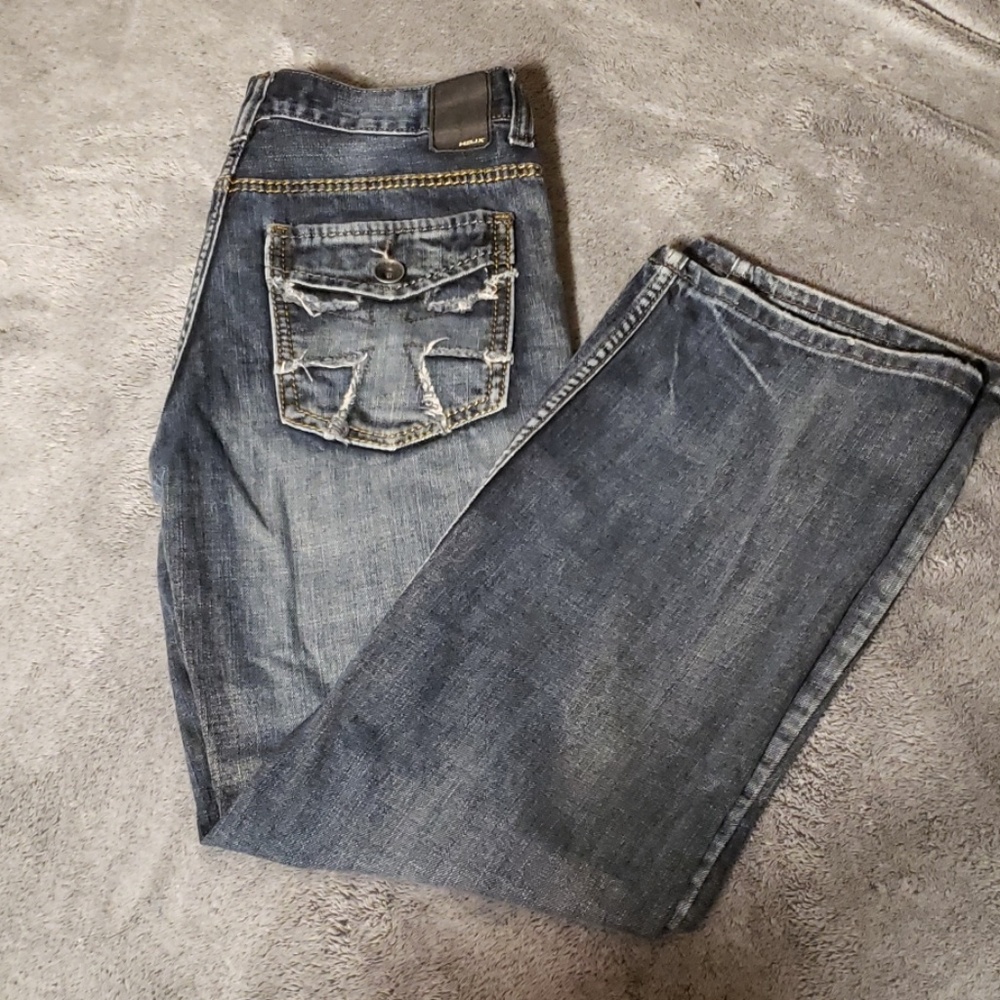 Mens Helix Jeans Relaxed Bootcut S 29x30 Gem